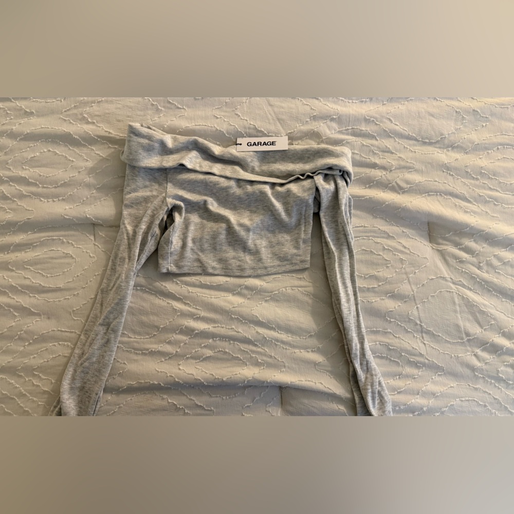 NEW garage off the shoulder crop top